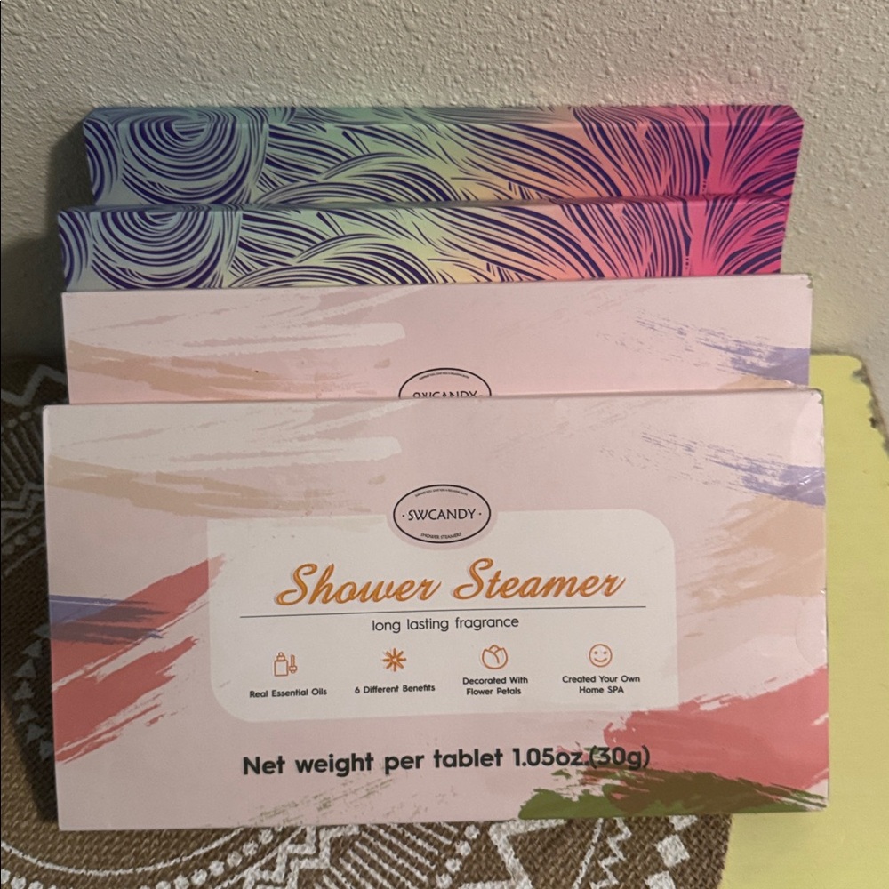 New SW Candy Aromatherapy Shower Steamers Set of 4 (32 tablets total) esse oils
